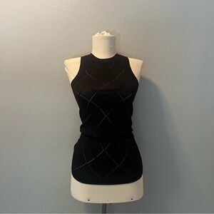 Zara Black Sleeveless Tank Top Women’s Size M